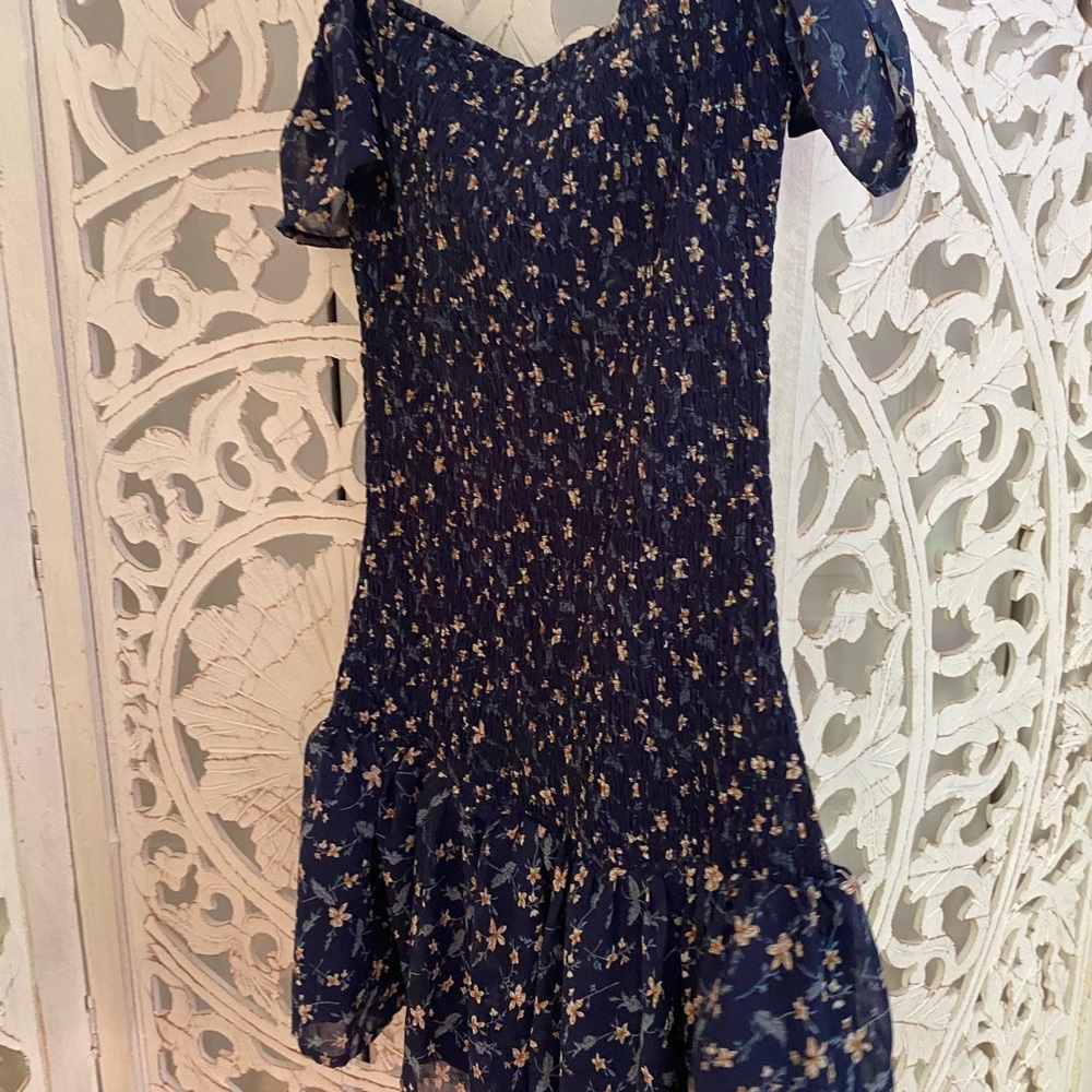 Fashion Nova Navy Floral dress